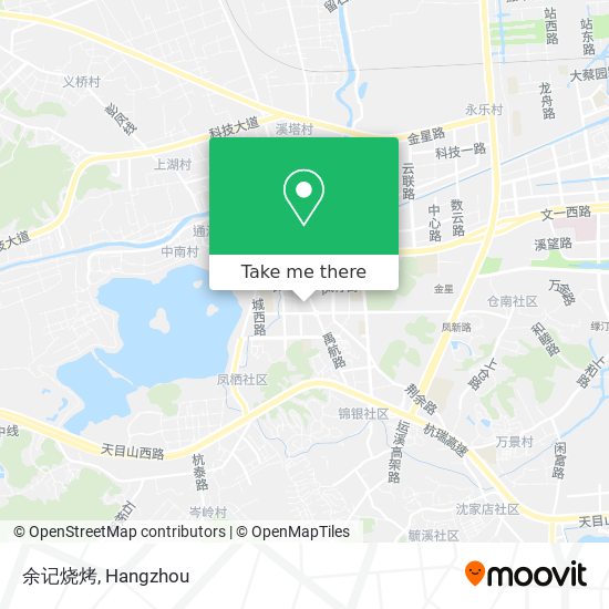 余记烧烤 map