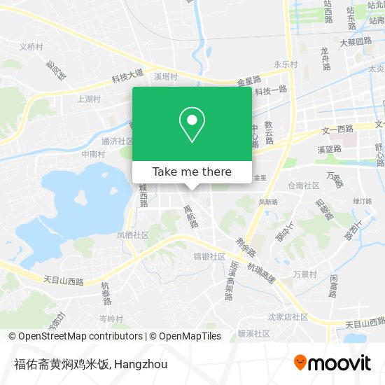 福佑斋黄焖鸡米饭 map