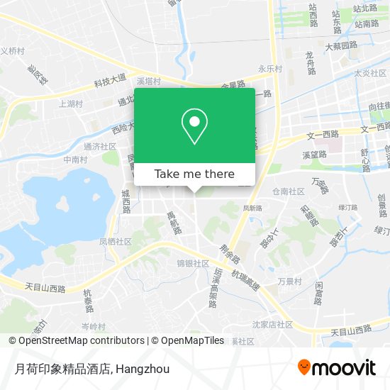 月荷印象精品酒店 map