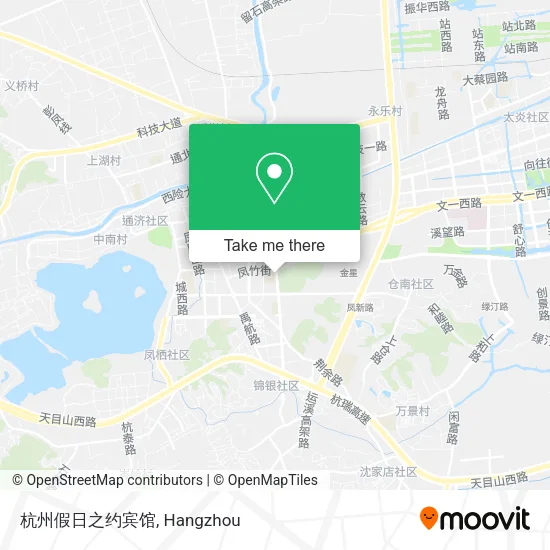 杭州假日之约宾馆 map