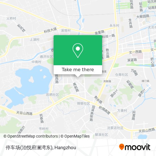 停车场(泊悦府澜湾东) map