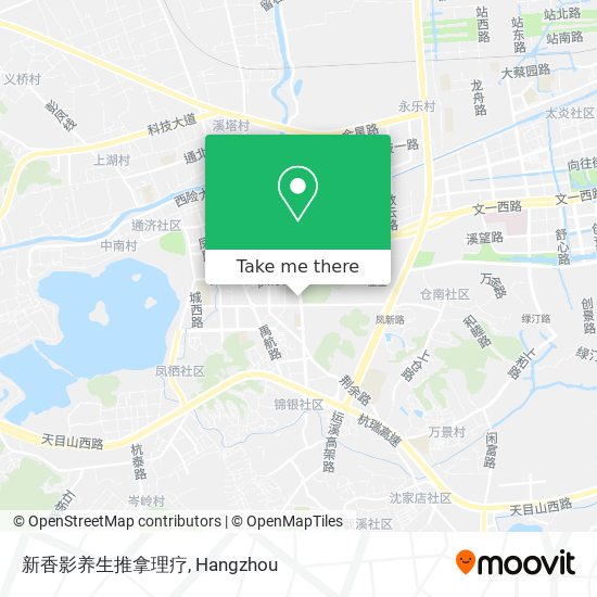 新香影养生推拿理疗 map