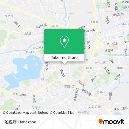 泊悦府 map