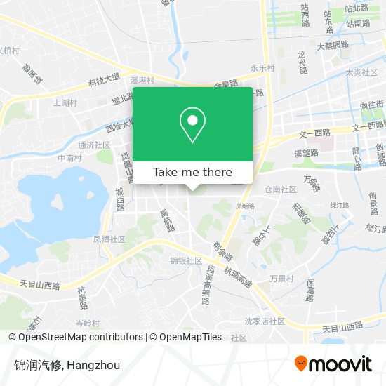 锦润汽修 map