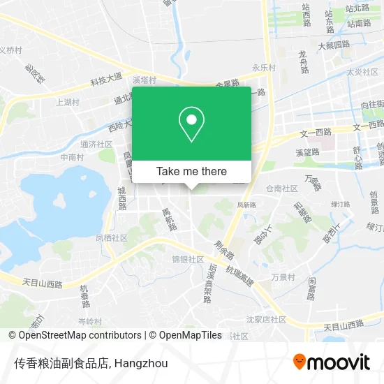 传香粮油副食品店 map