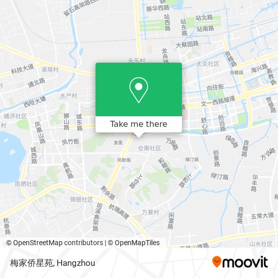 梅家侨星苑 map