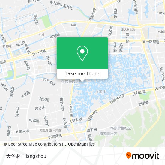 天竺桥 map