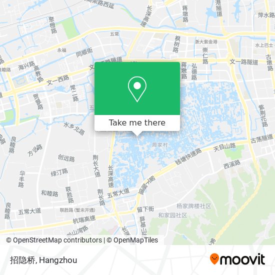 招隐桥 map
