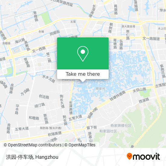 洪园-停车场 map