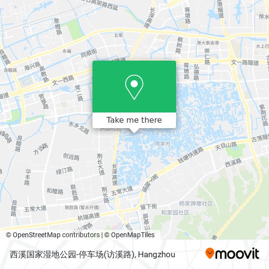 西溪国家湿地公园-停车场(访溪路) map