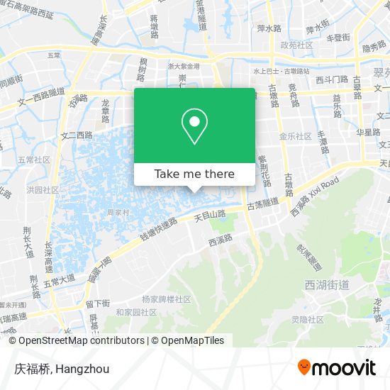 庆福桥 map