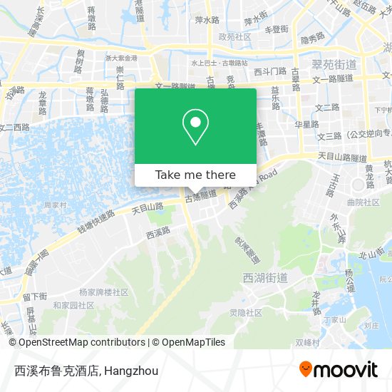 西溪布鲁克酒店 map