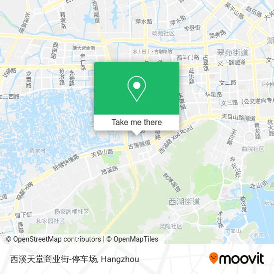 西溪天堂商业街-停车场 map