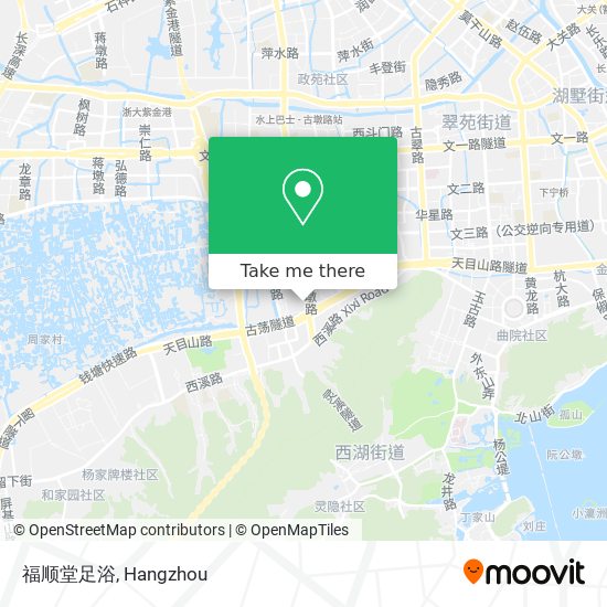 福顺堂足浴 map
