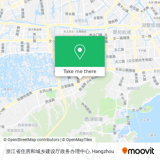 浙江省住房和城乡建设厅政务办理中心 map