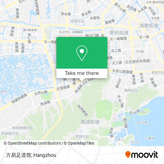 方易足道馆 map