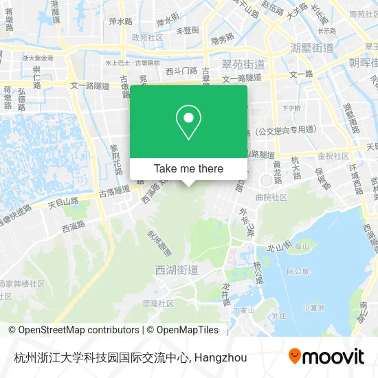 杭州浙江大学科技园国际交流中心 map
