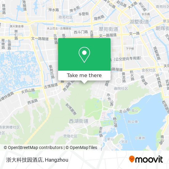 浙大科技园酒店 map