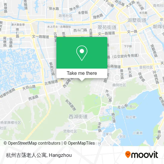 杭州古荡老人公寓 map