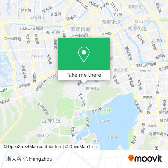 浙大浴室 map