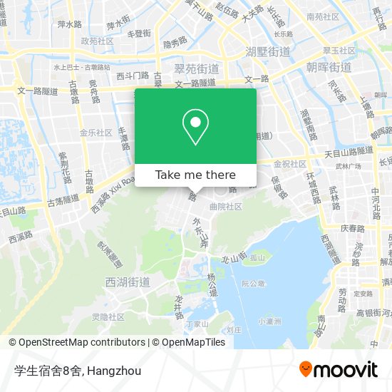学生宿舍8舍 map
