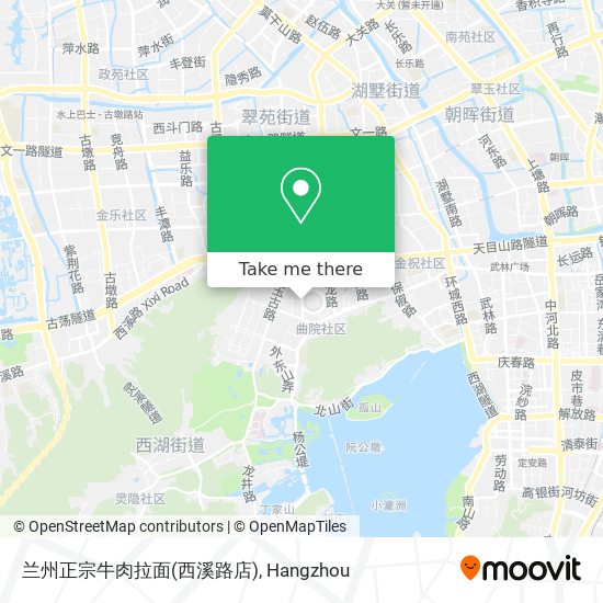 兰州正宗牛肉拉面(西溪路店) map