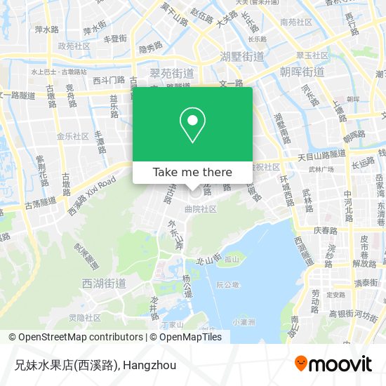 兄妹水果店(西溪路) map