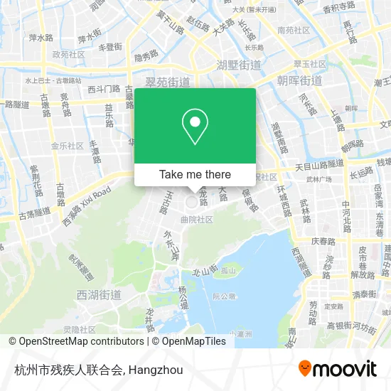 杭州市残疾人联合会 map