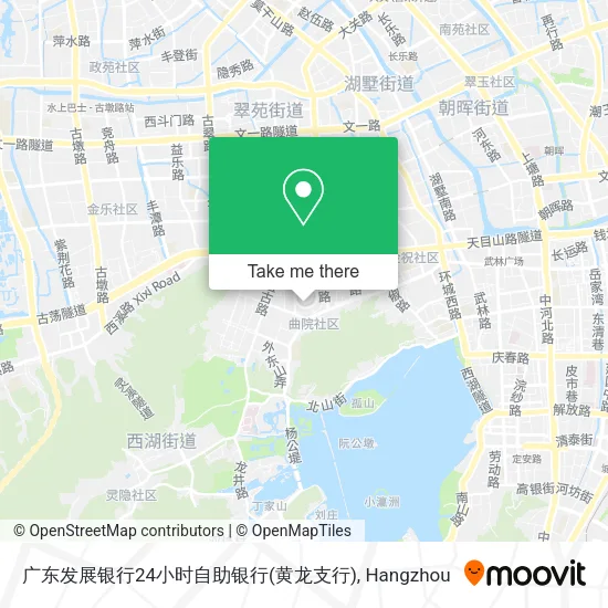 广东发展银行24小时自助银行(黄龙支行) map