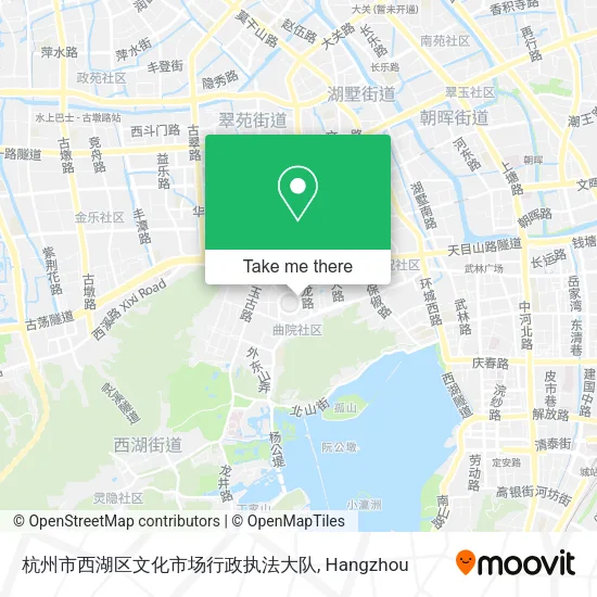杭州市西湖区文化市场行政执法大队 map