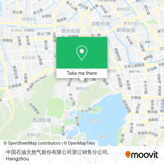 中国石油天然气股份有限公司浙江销售分公司 map