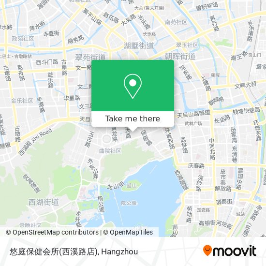 悠庭保健会所(西溪路店) map