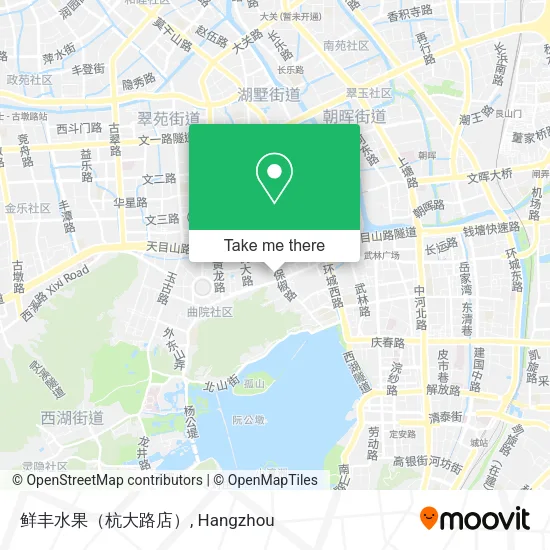 鲜丰水果（杭大路店） map