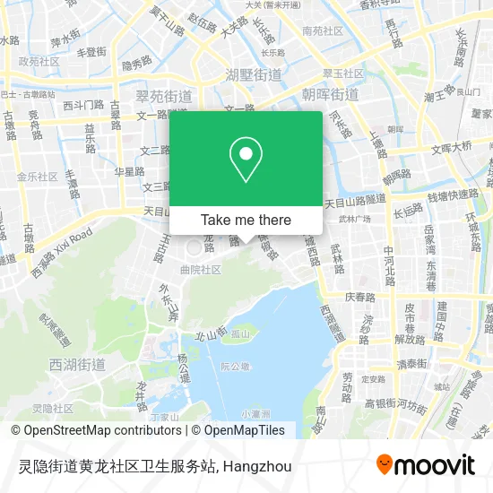 灵隐街道黄龙社区卫生服务站 map