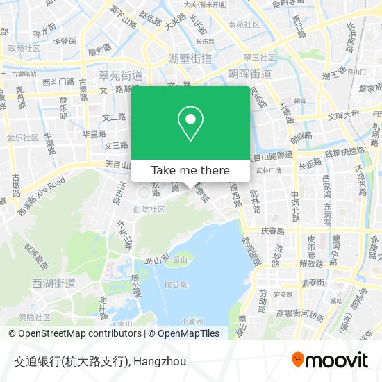 交通银行(杭大路支行) map