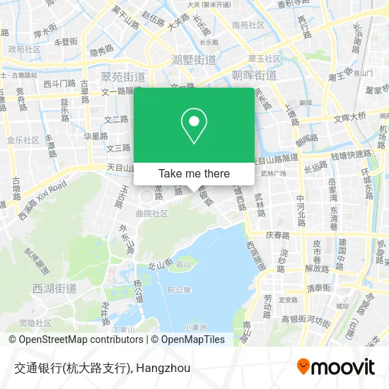 交通银行(杭大路支行) map