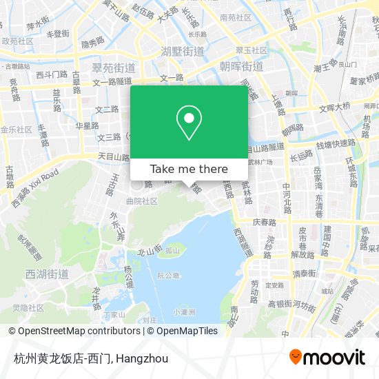 杭州黄龙饭店-西门 map