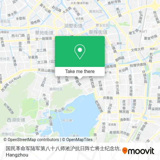 国民革命军陆军第八十八师淞沪抗日阵亡将士纪念坊 map