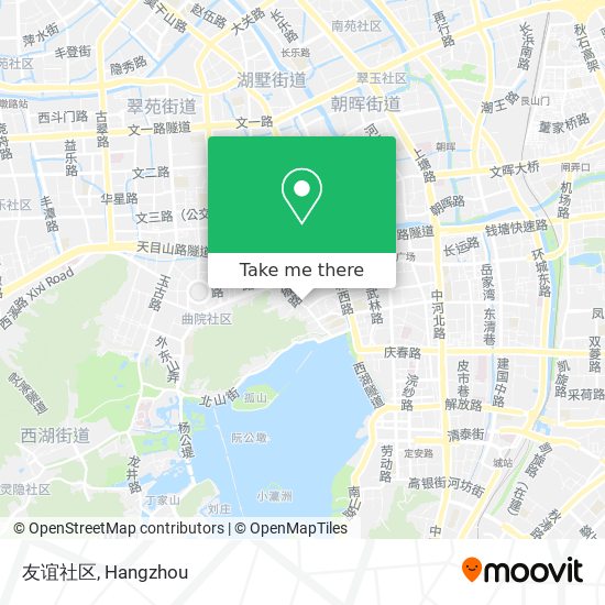 友谊社区 map