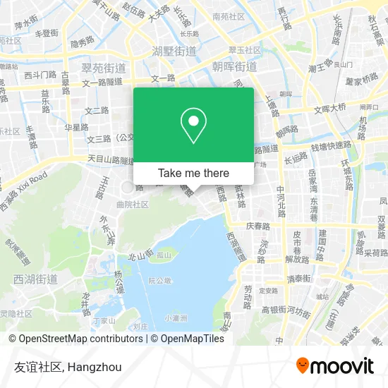 友谊社区 map