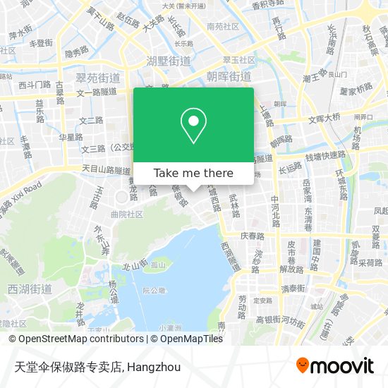 天堂伞保俶路专卖店 map