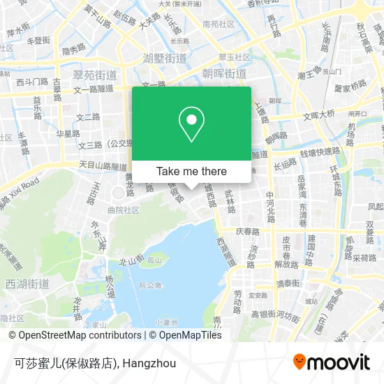 可莎蜜儿(保俶路店) map