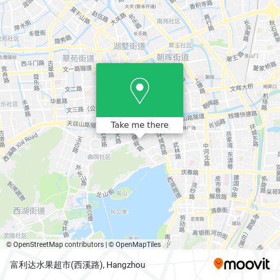 富利达水果超市(西溪路) map