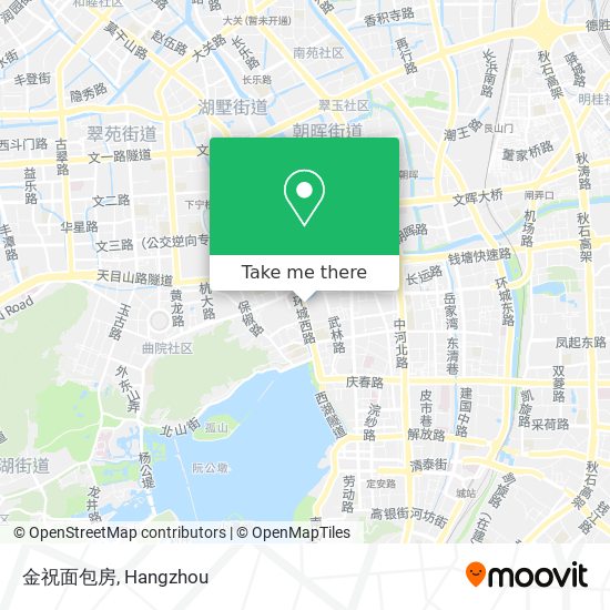 金祝面包房 map