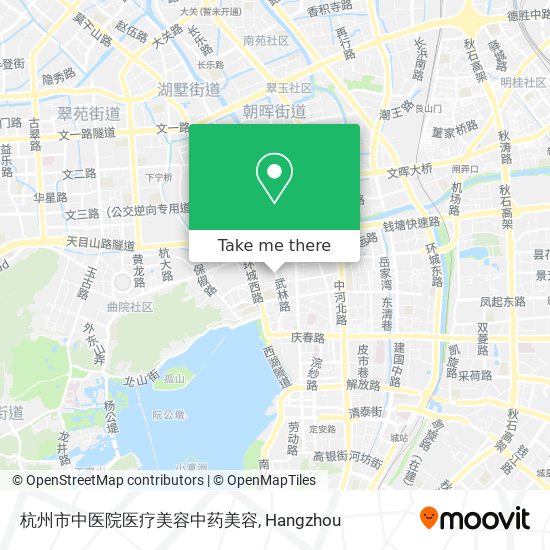 杭州市中医院医疗美容中药美容 map