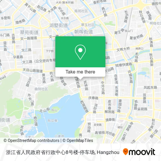 浙江省人民政府省行政中心8号楼-停车场 map