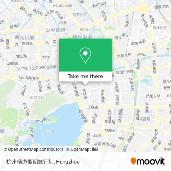 杭州畅游假期旅行社 map
