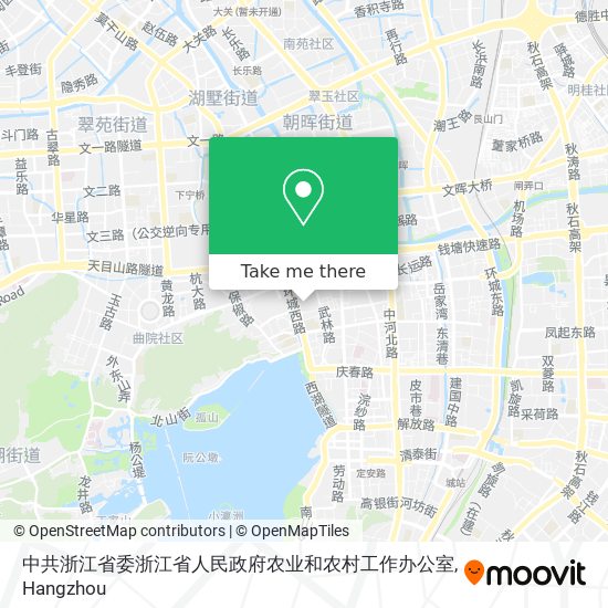 中共浙江省委浙江省人民政府农业和农村工作办公室 map
