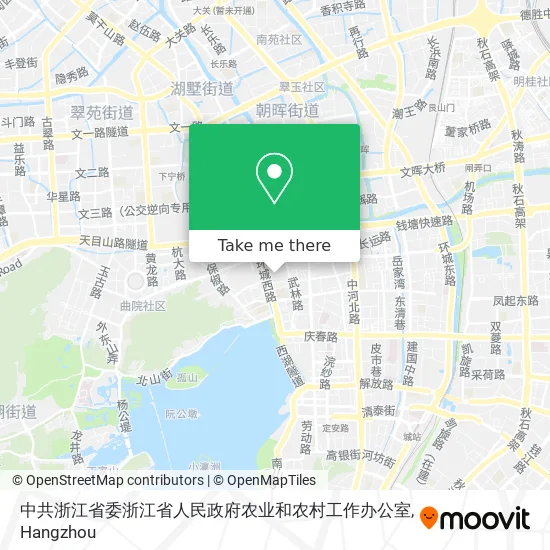 中共浙江省委浙江省人民政府农业和农村工作办公室 map