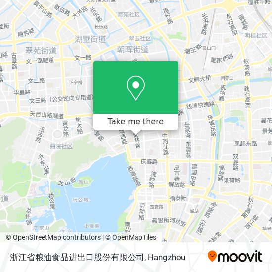浙江省粮油食品进出口股份有限公司 map